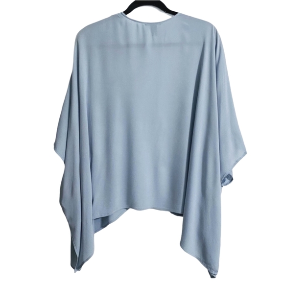 Forever 21 Grayish Light Blue Open Kimono Style Cardigan Size Small - Picture 2 of 7